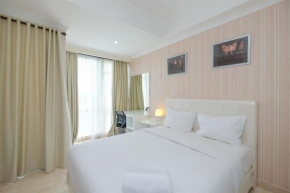 Homey and Comfy Studio Room at Menteng Park Apartment By Travelio